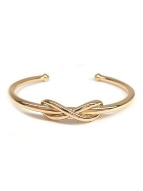 Tiffany & Co Bracelet Infinity Cuff Bangle 18K Pink Gold 750
